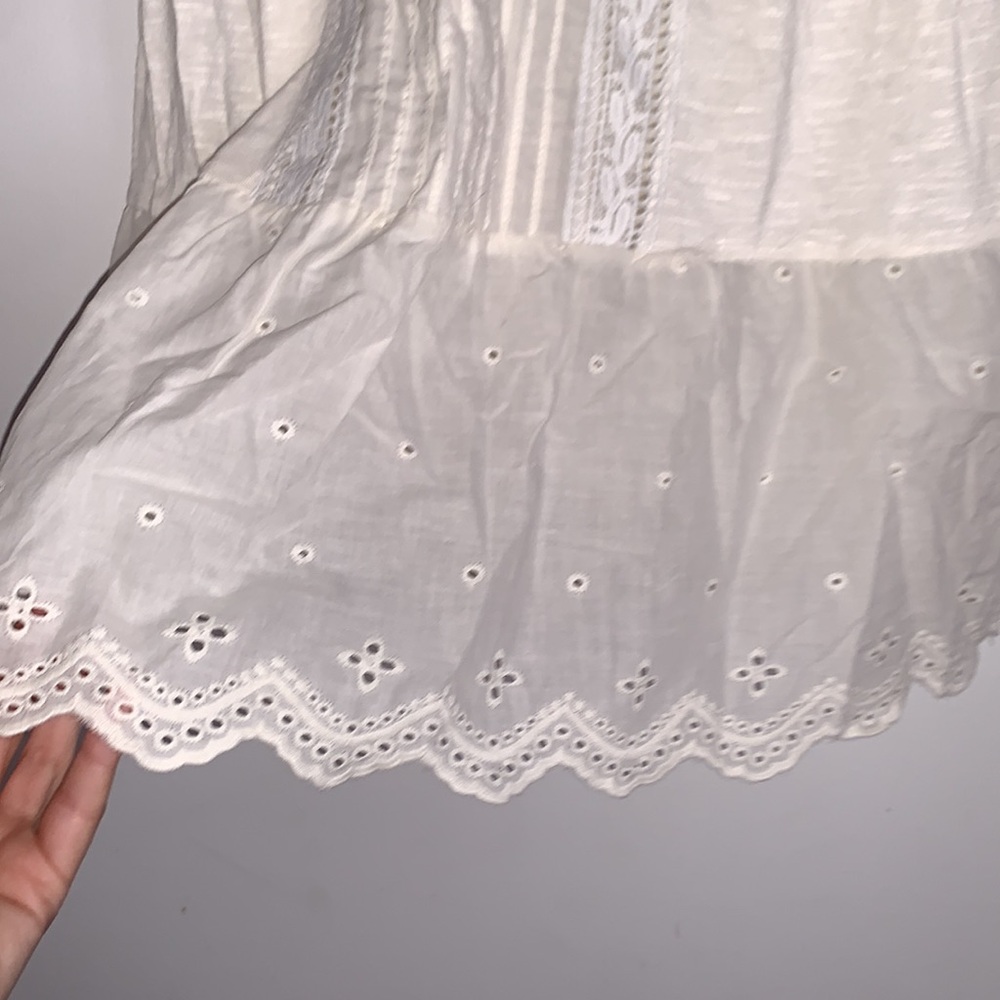 Size small Adiva Lace Ruffle Top - Picture 3 of 6